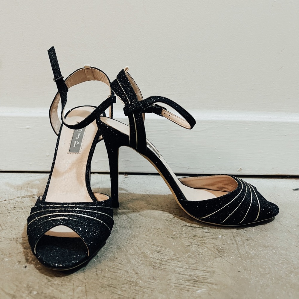 SJP By Sarah Jessica Parker Womens Monroe Gl Doozy Glitter Ankle Strap.